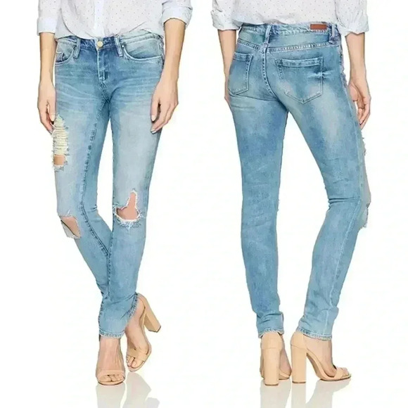 BLANKNYC Destructed Skinny Classique Jean Size 30 - Picture 1 of 13